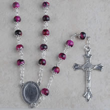 Glass beads rosary